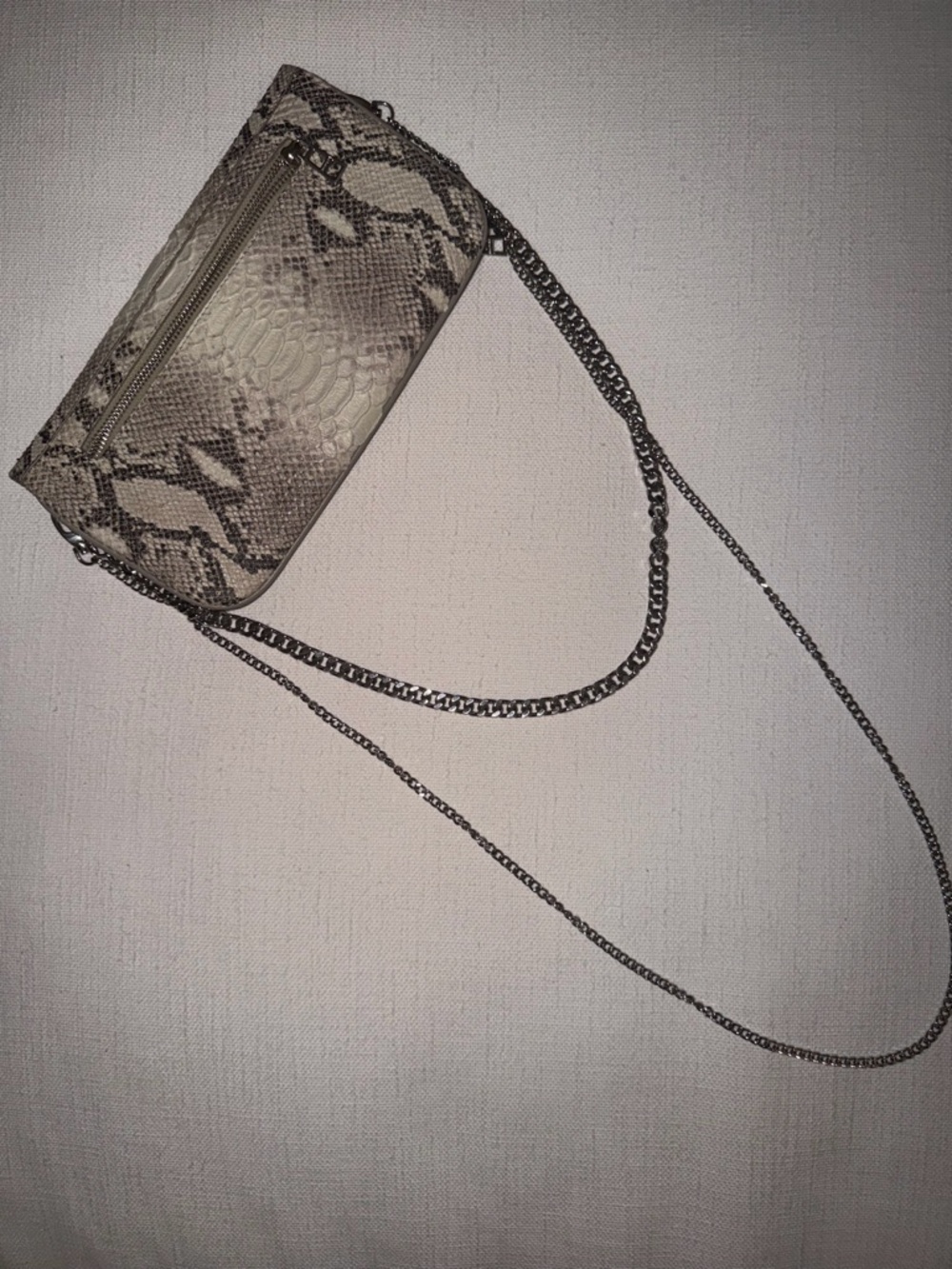 Brand New Zadig & Voltaire Snakeskin Print Crossbody Shoulder Bag Clutch - Picture 3 of 3
